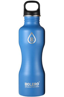 Edelstahl-Trinkflasche blau matt 750 ml