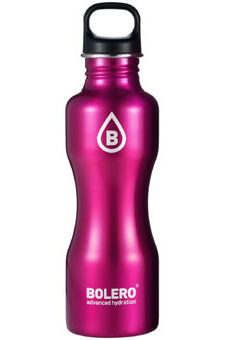 Edelstahl-Trinkflasche pink metallic 750 ml