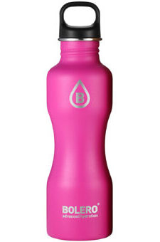 Edelstahl-Trinkflasche pink matt 750 ml