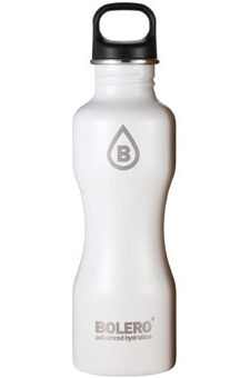 Edelstahl-Trinkflasche weiss matt 750 ml