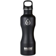 Edelstahl-Trinkflasche schwarz matt 750 ml
