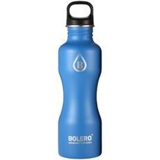 Edelstahl-Trinkflasche blau matt 750 ml